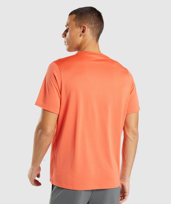 Panske Tricka Gymshark Arrival Regular Fit Oranžové | OW6728531